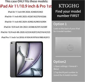 Étui <span class=keywords><strong>folio</strong></span> à trois volets avec dos magnétique puissant pour iPad Air 11 pouces M3/M2 (2025/2024)/iPad Air 5e/4e génération 10,9 pouces (2022/2020) - Product Image 2