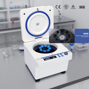 Centrifugeuse de laboratoire en plastique à 8 puits, 10 ml, 12 ml, 15 ml, avec écran LCD, 5000 tr/min - Product Image 5