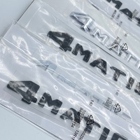 Badges autocollants de voiture 4MATIC ABS, autocollants de coffre arrière de nouvelle marque pièces, Logo de voiture pour Mercedes C63 C200L