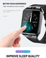 Reloj Inteligente con Cámara, Compatible con BT para Android e iOS, Precio de Fábrica, Compatible con Tarjeta SIM, Reloj Inteligente Android