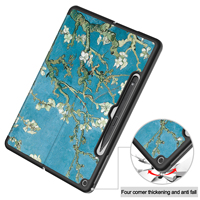 IOT motif personnalisation étui pour tablette en cuir Pu coque arrière rigide étui pour ordinateur portable pour microsoft Surface Pro 12 housse de tablette