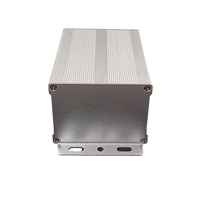 Boîtier d'amplificateur de contrôle haut de gamme en alliage d'aluminium anodisé 6063, boîtier d'extrusion, fabrication sur mesure, boîtier électronique pour PCB