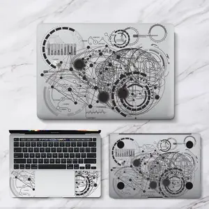 Pegatinas protectoras con estampado 3D de dibujos animados para portátil, para Macbook Pro 13, M1, 2020, A2338, Air 13, A2337, A1466, A1278, 16 pulgadas, A2141