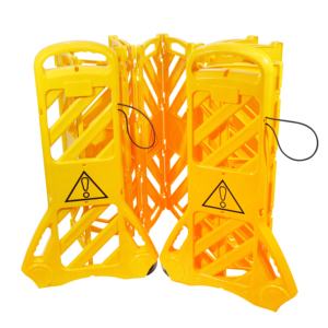 Sicurezza stradale recinzione in plastica espandibile cintura retrattile protezione magazzino controllo folla barriera Mobile barricate espandibili - Product Image 5