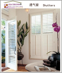 Volets coulissants en bois véritable de style anglais et australien en <span class=keywords><strong>PVC</strong></span> en vrac <span class=keywords><strong>pour</strong></span> fenêtres en <span class=keywords><strong>baie</strong></span> - Product Image 5