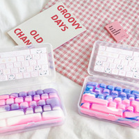 Jouet anti-stress en TPR souple et croustillant en forme de clavier, boule de décompression faite à la main pour garçons et filles, petit cadeau de vacances 15+