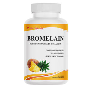 Meyve Bromelain Tabletleri - Hedefli <span class=keywords><strong>Protein</strong></span> Hidrolizisi ve Meyve Suyu Arındırma Takviyesi, Helal Sertifikalı, OEM Hizmeti - Product Image 1