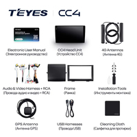 TEYES CC4 Para Toyota Prius XW20 II 2 2003 - 2011 CarPlay Android Auto 2DIN Autoradio Car Play Radio Multimedia Estéreo