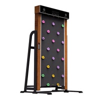 Máquina Comercial Vertical de Escalada en Roca con Pantalla LED, Paro de Emergencia, Equipo de Entrenamiento de Escalada Infinita para Gimnasio en Casa