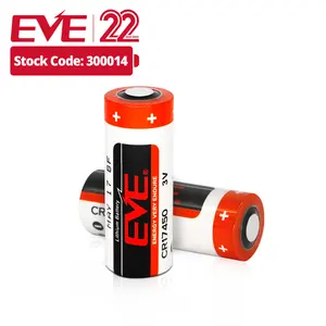 EVE 3V 2400MAh ไม่สามารถชาร์จใหม่ได้ Limno2แบตเตอรี่ลิเธียม Cr17450แบตเตอรี่ลิเธียมหลักสำหรับอุปกรณ์การดูแลสุขภาพ