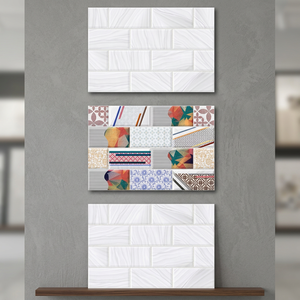 Qualité d'exportation 300x450mm brillant 12x18 mur numérique 30x45 carreaux de verre en céramique prix usine carreaux de mur de la marque indienne Vistaar - Product Image 5