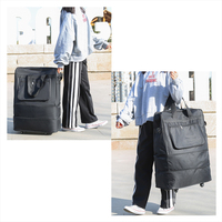 Grand sac à roulettes extensible, fourre-tout de Sport de nuit en plein air, sac de voyage pliable avec roulettes