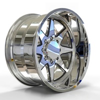 Jantes de camion forgées polies sur mesure SL 24X12 26X14 30X14 5X150 8X170 pour Chevrolet Silverado 1500 2500 3500 HD Suburban