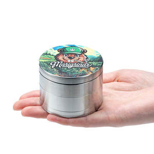 MariGrindr - Molinillo de Especias Manual de Acero Inoxidable de 2.5 Pulgadas, Molinillo de Hierbas de 4 Piezas para Condimentos de Cocina, Producto para <span class=keywords><strong>Amazon</strong></span> - Product Image 5
