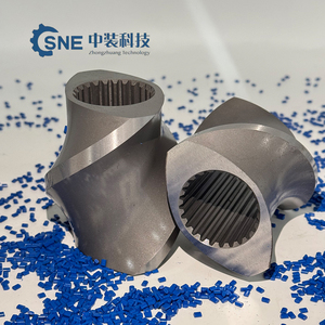 מפעל קטן פלסטיק בורג כפול אלמנטים בורג extruder ו-חבית w6mo5crv2 אלמנט בורג מפלסטיק - Product Image 2