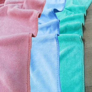 Toallas de Microfibra para Trabajo, 35x75 cm, Secado Rápido, para Limpieza de Autos, Secado de Cabello, Color Sólido Rosa, Azul, Verde, Rectangulares - Product Image 3