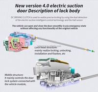 Serrures automatiques électriques à aspiration douce pour Mercedes Benz EQE X294, ferme-porte EQS