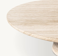 RH CELLINI table basse durable ronde ou rectangulaire avec dessus en marbre luxe moderne style nordique antique pour meubles de salon