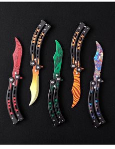 Coltello a Farfalla da Allenamento Fanstoon CSGO, Lama in Acciaio Inox 3Cr13, Multifunzione per Campeggio, Fornitura Diretta dalla Fabbrica - Product Image 3