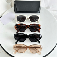 Lunettes de soleil polarisées unisexes de haute qualité en acétate, avec verres fumés dégradés, monture carrée complète, dernier modèle classique de créateur, protection UV