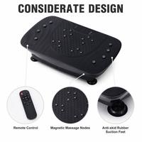 Plateforme vibrante portable pour exercices de vibration corporelle complète, base antidérapante robuste, pour drainage lymphatique
