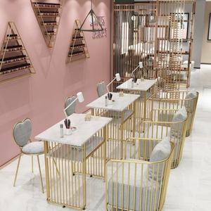 Meubles de salon, table à ongles moderne, table à ongles de beauté, lampe à ongles, table de manucure - Product Image 5