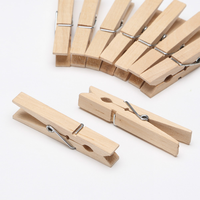 Pinces et épingles en bois multifonctionnelles et écologiques pour la décoration de la maison.