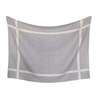Plaid 100% laine - Design simple et écologique, pliable, pour la maison et les voyages, utilisation quatre saisons, léger, personnalisable