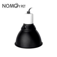 Abat-jour en forme de dôme pour reptiles NOMOY PET avec interrupteur à 3 niveaux de puissance, luminaire pour reptiles à haute réflexion pour terrarium
