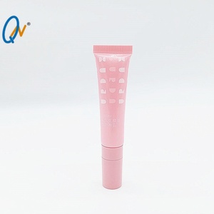 Tubes souples en PE pour emballage cosmétique : Tubes personnalisés roses pour gloss, crème contour des yeux et rouge à lèvres, avec impression sérigraphique – Vente en gros - Product Image 1