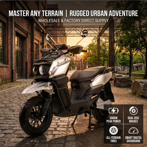 Vélo électrique Qiqian 3000W 72V en promotion UE avec phares LED et double frein à disque, vitesse maximale 80 km/h et autonomie 60-100 km - Product Image 1