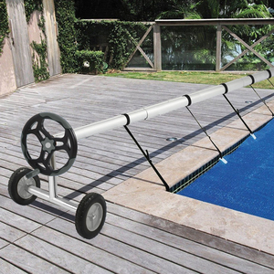 BN Swimming <strong>Pool</strong> Solar <strong>Cover</strong> <strong>Roller</strong> With Wheel <strong>Pool</strong> <strong>Cover</strong> <strong>Roller</strong> Reel for Dia. 3.25'' Tube - Product Image 5