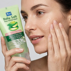 Y628 YOKO BABY SOFT ALOE FACIAL WASH 150ML Formule douce nettoyante en profondeur et hydratante, élimine la saleté et l'excès de sébum sans dessécher - Product Image 6