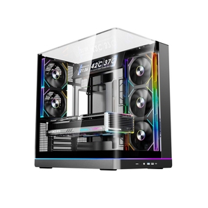 Caja de <span class=keywords><strong>PC</strong></span> K-285ATXB-Curved de Vidrio Templado Curvo para Juegos, ATX, Refrigeración Líquida de 360, Tipo-C, Directo de Fábrica - Product Image 1