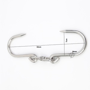 Gancho Giratorio de Acero Inoxidable para Carne, Gancho para Colgar Cerdo y Gancho Adhesivo para Barbacoa, Directo de Fábrica en China - Product Image 1