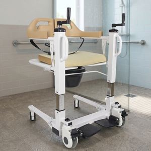 Lève-personne multifonctionnel réglable en hauteur pour le transfert des patients alités, les soins de bain et d'assistance aux personnes âgées - Product Image 1