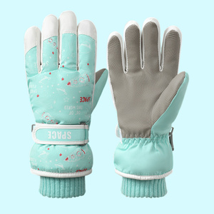 Guantes de Invierno para Niños, Impermeables, de Cinco Dedos, Resistentes al Viento, Cálidos para Exteriores - Product Image 6