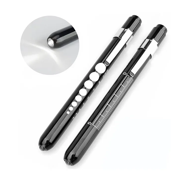 Ärzte Krankens ch wester Aluminium Mini LED Taschenlampe Untersuchung Pen light Pupil Gauge Led Medical Pen light