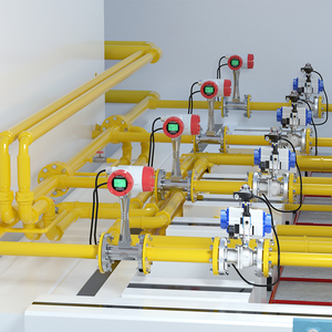 Khí không khí hơi nước khối lượng lưu lượng kế Nhà cung cấp Vortex Flow Meter với nhiệt độ và áp suất bồi thường - Product Image 6