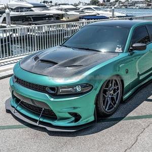 <span class=keywords><strong>Cubierta</strong></span> de Motor Delantera de Aluminio Modificada para Chrysler 300 2011-2020, Estilo Hellcat, Compatible, Nuevo 68127958AB YX - Product Image 6