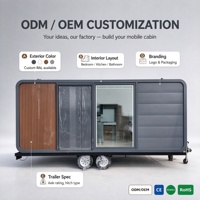 Cabane Modulaire Préfabriquée Style Ferme, Vente Directe Usine, Villa Modulaire, Bureau Mobile pour Jardin, Utilisation en Camping-car, Résidence Mobile, Parc de Villégiature