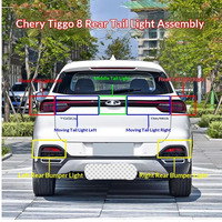 Feu arrière de remplacement pour Chery Tiggo 8 et Ruihu 7, nouveau, lentille rouge avec feux de recul et antibrouillard 2022-