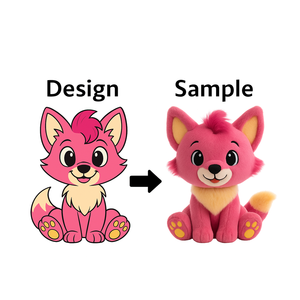 Mainan Hewan Boneka Lembut yang Dapat Dipersonalisasi untuk Hadiah Promosi - Kapas Organik Isian Kapas PP Lapisan Jala Pereda Stres - Product Image 1