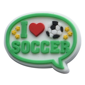 BHC Latest Design PVC Cartoon Crocodile Shoe Decorations OEM/ODM Wholesale <strong>Football</strong> Sport Clogs <strong>Charm</strong> - Product Image 5