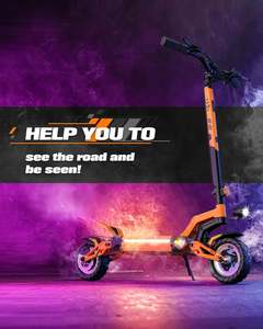 Patinete eléctrico de aleación de aluminio X5 para adultos, de alta potencia, plegable, resistente al agua, 45MPH, el almacén de viaje más largo, novedad - Product Image 6