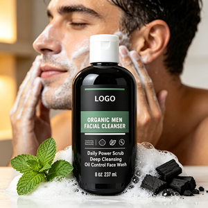 <span class=keywords><strong>Limpiador</strong></span> <span class=keywords><strong>Facial</strong></span> Exfoliante Diario para Hombres con Corteza de Sauce y Perlas de Jojoba, <span class=keywords><strong>Limpiador</strong></span> <span class=keywords><strong>Facial</strong></span> Suave para Limpieza Profunda de Poros - Product Image 1