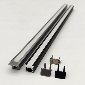 2023 nóng bán siêu mỏng Anodizing lõm gạch <span class=keywords><strong>c</strong></span>ạnh nhôm đùn hợp kim LED hồ sơ dưới tủ - Product Image 3