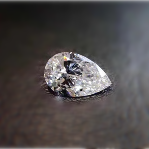 Moissanite Diamant en Pierre Blanche de Type Poire, Couleur D, Pureté VVS, 0,5 ct, 5 mm, pour Bijoux Fantaisie - Product Image 5