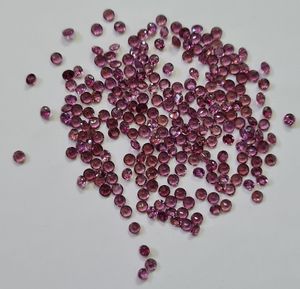 Gema de Granate Rodolita Suelta de Alta Calidad, Corte de 2.5mm, Hecha a Mano, Natural, Marca Red Mountain, Precio al por Mayor para Joyería - Product Image 1