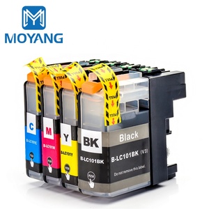MoYang-cartucho de tinta Compatible con impresora <span class=keywords><strong>Brother</strong></span> LC101, <span class=keywords><strong>MFC</strong></span>-J285DW/J450DW/<span class=keywords><strong>J470DW</strong></span>/J475DW/J650DW/J870DW/J875D/J245 DCP-J152W - Product Image 1